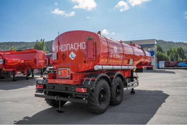 Полуприцеп цистерна для нефти (нефтевозы) ППЦН 20Т-21 ПТ УСТ 9465 рамная, термос ССУ 1550 