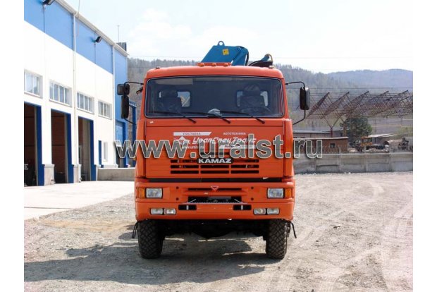 Седельный тягач КамАЗ-65225 с КМУ ИМ-95