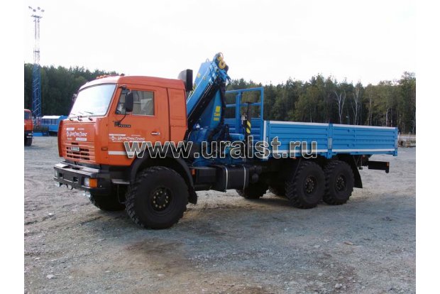Бортовой Камаз с КМУ ИМ-180