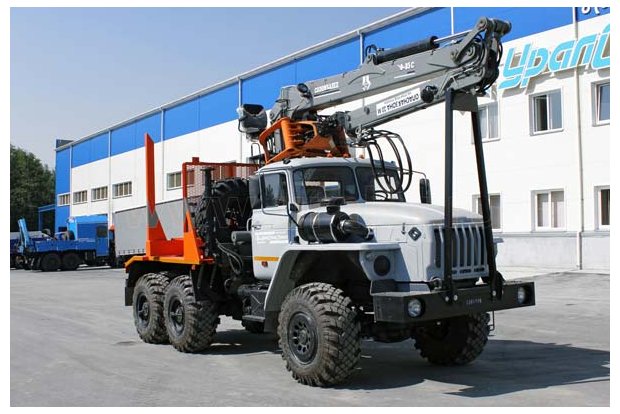 Лесовозный Урал с ГМ СФ-85