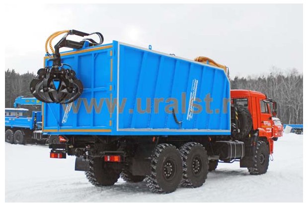 Камаз металловоз с манипулятором