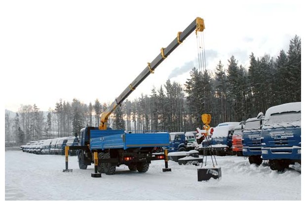 Кран-манипулятор Soosan SCS736