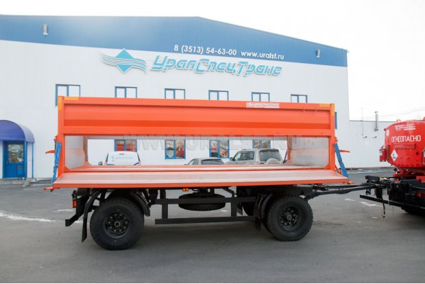 Прицеп самосвальный ПС 12-21Д-17 c разложенными боковыми бортами