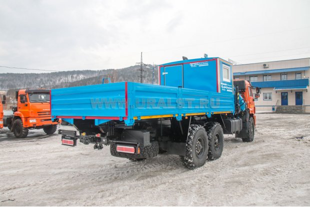 Транспортный отсек Камаз ПАРМ 43118-50 с КМУ ИМ-180