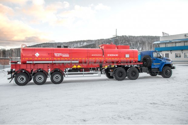 Полуприцеп цистерна ППЦ 26-31 BPW УСТ 94651 рамная