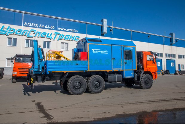 Автофургон АРОК с КМУ ИМ-150 УСТ 5453 Камаз 43118-50