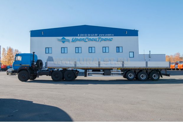 Полуприцеп бортовой ППБ 30Б-32Л-14 УСТ 9465, алюминиевые борта