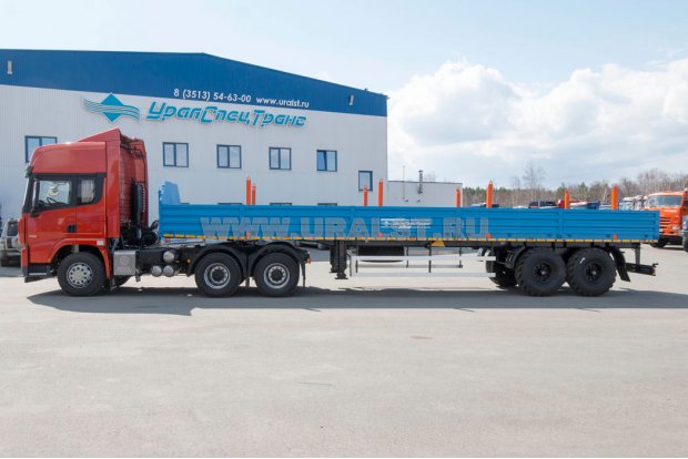 Седельный тягач SHACMAN SX42584V324 + Полуприцеп бортовой ППБ 20Б-21-12К