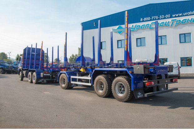 Сортиментовоз VOLVO FM-TRUCK + Прицеп-сортиментовоз ПСВ 25-34Д-7 BPW УСТ 94654J