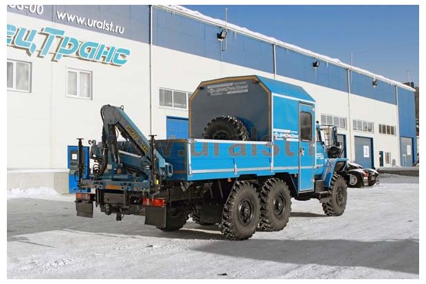 Урал ГПА с кран манипулятором