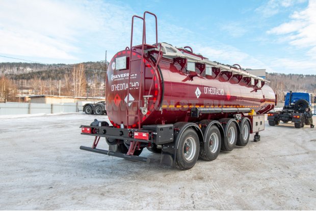 Полуприцеп-цистерна ППЦ 32К-42ЛЛ-4Р SAF SEVEREST высота ССУ 1150 мм рекуперация