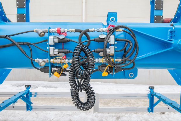 Пневматическая система опоровоза