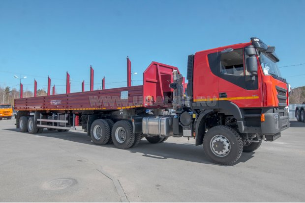 Тягач АМТ N.V. 632910 [шины 315-80R22.5] + Полуприцеп-контейнеровоз ППК 50-24Д-12КБ