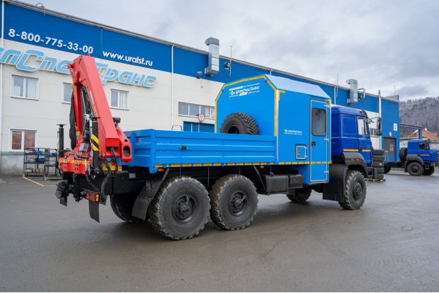 Грузопассажирский автомобиль (ГПА кат.С) ГПА с КМУ ИМ-95 УСТ 5453 Урал 4320-80 сп.м