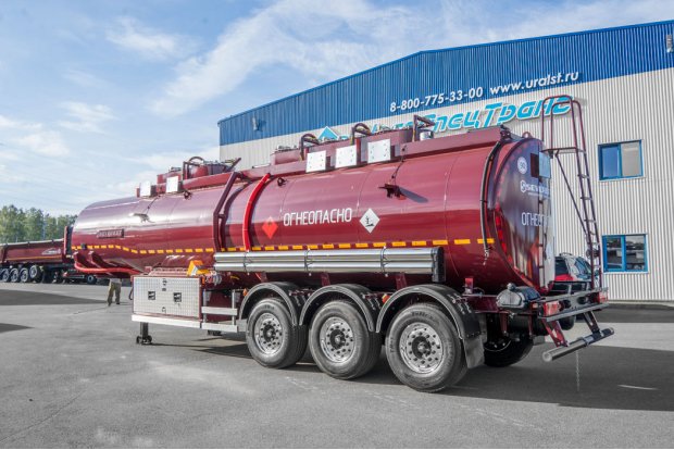 Полуприцеп цистерна SEVEREST ППЦ 32К-32Л-5НР SEVEREST высота ССУ 1250 мм, насос, рекуперация, дисковые тормоза