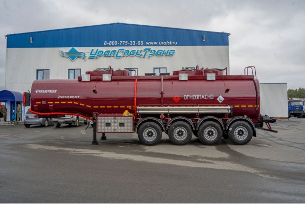 Полуприцеп-цистерна ППЦ 32К-42ЛЛ-4НР SEVEREST высота ССУ 1150 мм, рекуперация, насос, дисковые тормоза