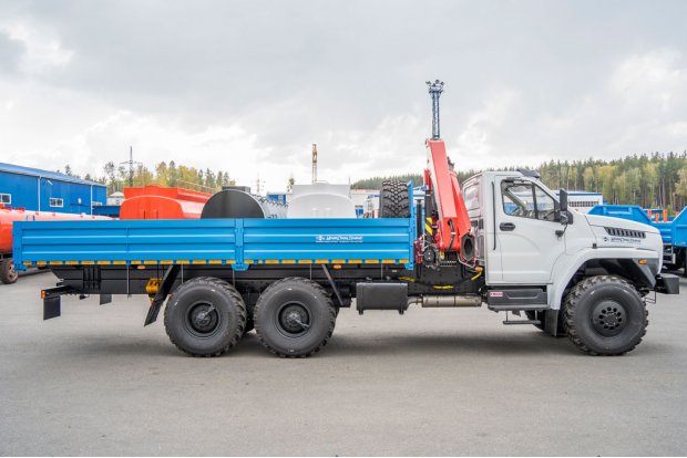 Автомобиль бортовой с КМУ ИМ-150N УСТ 5453 Урал NEXT 4320-72Е5