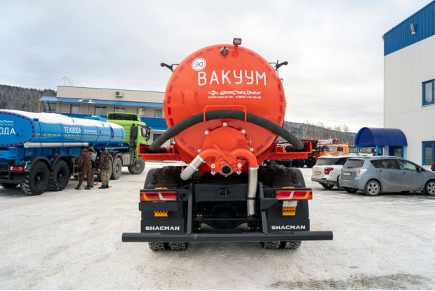 МВ-10 КО-505 УСТ 5453 SHACMAN SX42586V385 6х6, шины 315/80 R22.5, ревизионный люк КБ 3775 мм