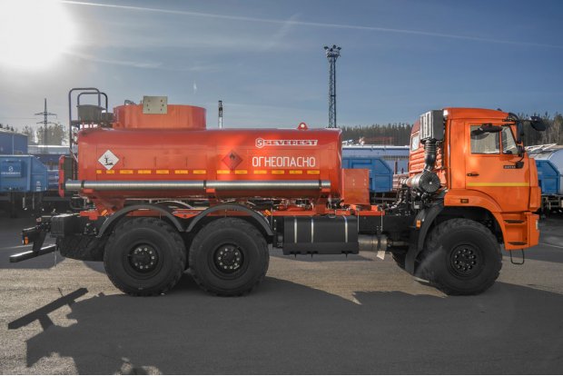 Автотопливозаправщик (насос, счетчик, пистолет) АТЗ-10Б УСТ 5453 Камаз 43118 ДОПОГ, УВЭОС