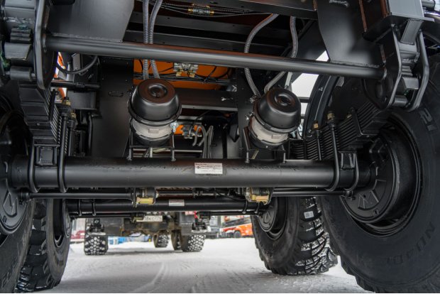 Рессорно-балансирная подвеска полуприцепа