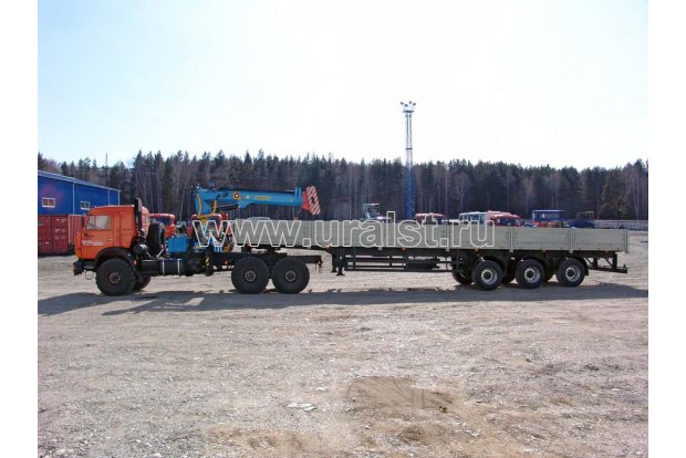 Тягач Камаз 43118 с краном-манипулятором