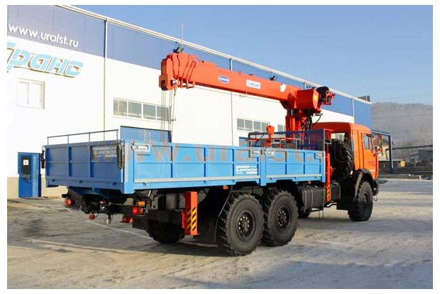 Бортовой Камаз с Kanglim KS-2056H