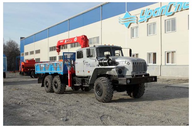 Бортовой Урал с КМУ UNIC-503