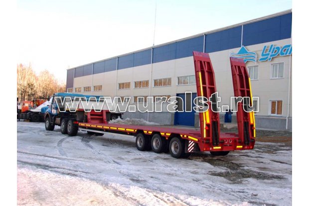 полуприцеп тяжеловоз низкорамный