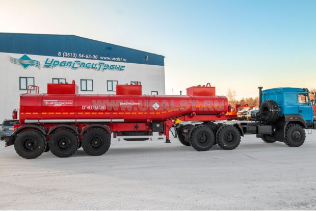 Полуприцеп цистерна ППЦ 26-31-3Н УСТ 9465 рамная, насос, базовая комплектация