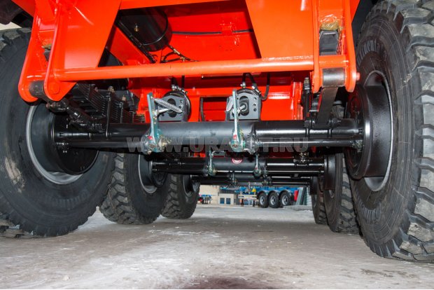 Рессорная зависимая подвеска полуприцепа