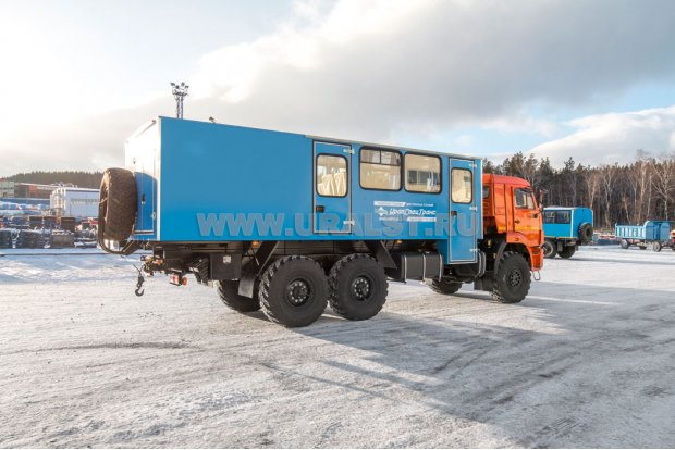 Автобус грузопассажирский ГПА УСТ 5453 (20+2) закр. Камаз 43118-50