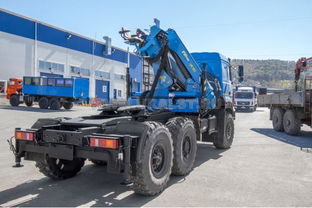 Седельный тягач с КМУ ИМ-180-05 УСТ 545354 Урал 44202-82Е5