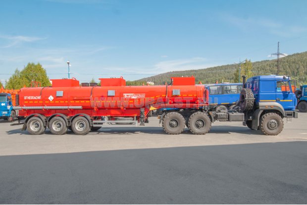 Полуприцеп цистерна ППЦ 28-32-3 BPW УСТ 9465 рамная, пневмоподвеска