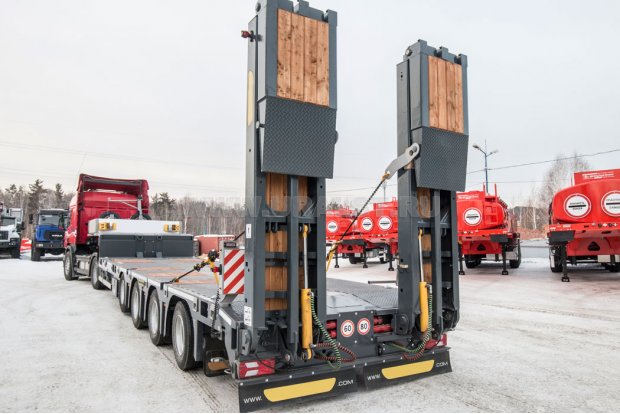 Полуприцеп тяжеловоз ППТН 50 BPW гидр. трапы