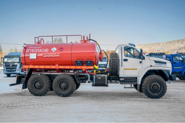  Автоцистерна вакуумная нефтепромысловая (АКН) АКН-10 КО УСТ 5453 Урал NEXT 4320-6951-72, доработка под ДОПОГ