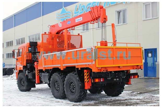 Лесовоз бортовой Камаз с КМУ KS-1256G-II