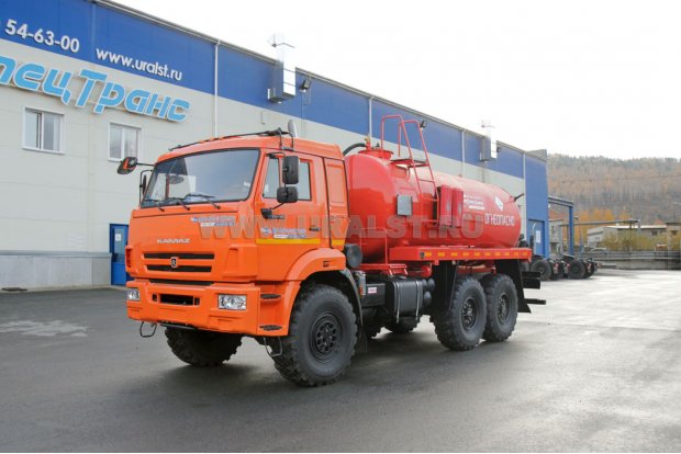 Автоцистерна нефтепромысловая АКН-11 КО УСТ-5453 на шасси Камаз 43118-46
