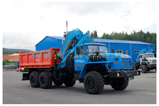 Самосвал Урал 4320-70 с краном-манипулятором ИМ-240-04