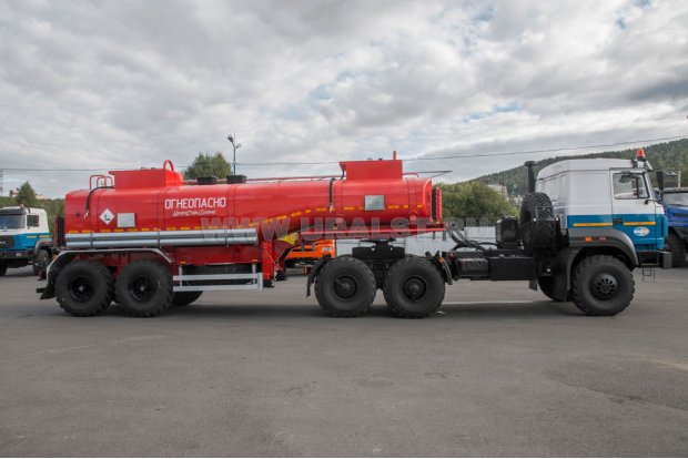 Полуприцепы цистерны для нефти ППЦН 20-21-2Н УСТ 9465 рамная, насос