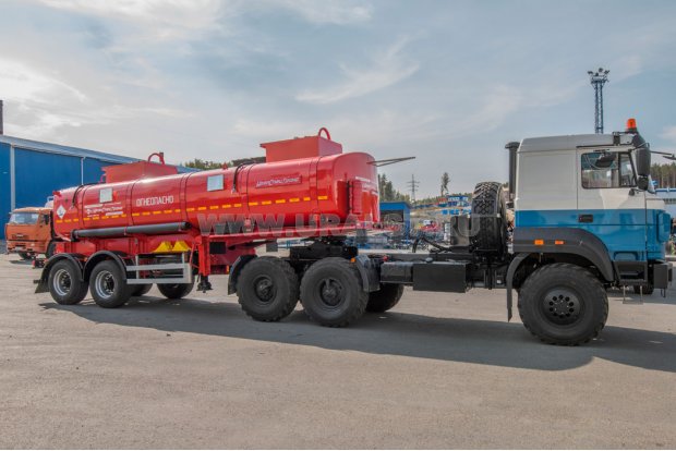 Полуприцеп цистерна ППЦ 22П-21-2Н УСТ 9465 рамная, насос