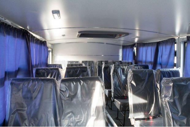 Салон вахтового автобуса Урал