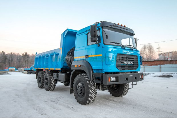 Самосвал Урал 55571-3121-80Е5Ф25 задний борт, бескапотная, сп.м