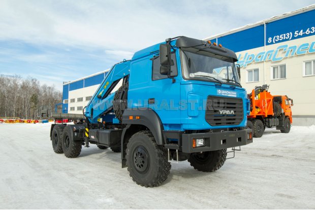 Седельный тягач с КМУ ИМ-150 УСТ 5453 Урал 4320-4971-82, сп.м