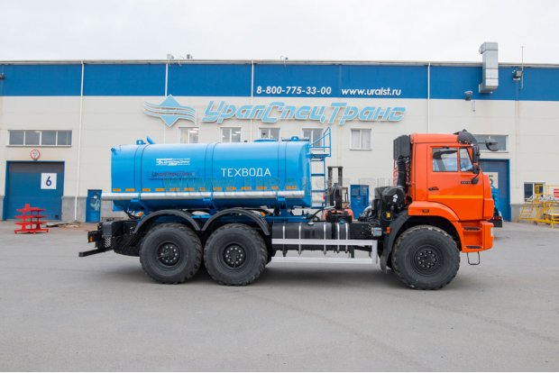 Автоцистерна для технической воды АЦВ-8ТНО УСТ 5453 Камаз 43118-50 термос
