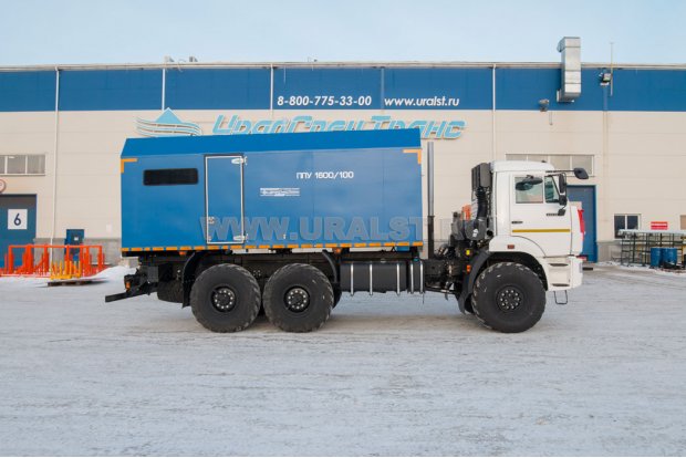 Паровая промысловая установка ППУА 1600/100 УСТ 5453 Камаз 43118 насос Kopper Pumps