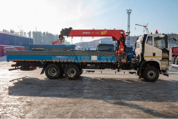 Бортовой с КМУ ИТ-150 УСТ 5453 FAW 3250 для опасных грузов