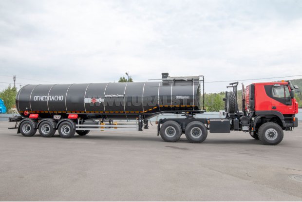 Полуприцеп цистерна ППЦН 38КТ-32Т УСТ + Тягач АМТ N.V