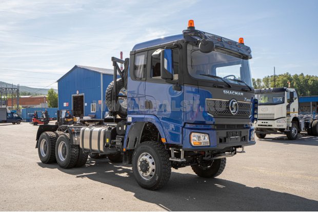 Тягач УСТ 5453 SHACMAN SX32586V385 (6х6), КБ 3775 мм, 315/80R22,5 ДОПОГ, гидрофикация (два контура)