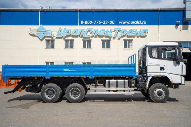Бортовой контейнеровоз УСТ 5453 SHACMAN SX32586V385 6х6, база 4575мм