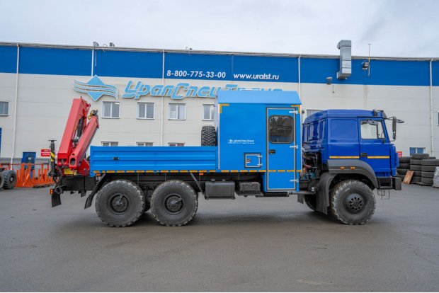 Грузопассажирский автомобиль (ГПА кат.С) ГПА с КМУ ИМ-95 УСТ 5453 Урал 4320-80 сп.м